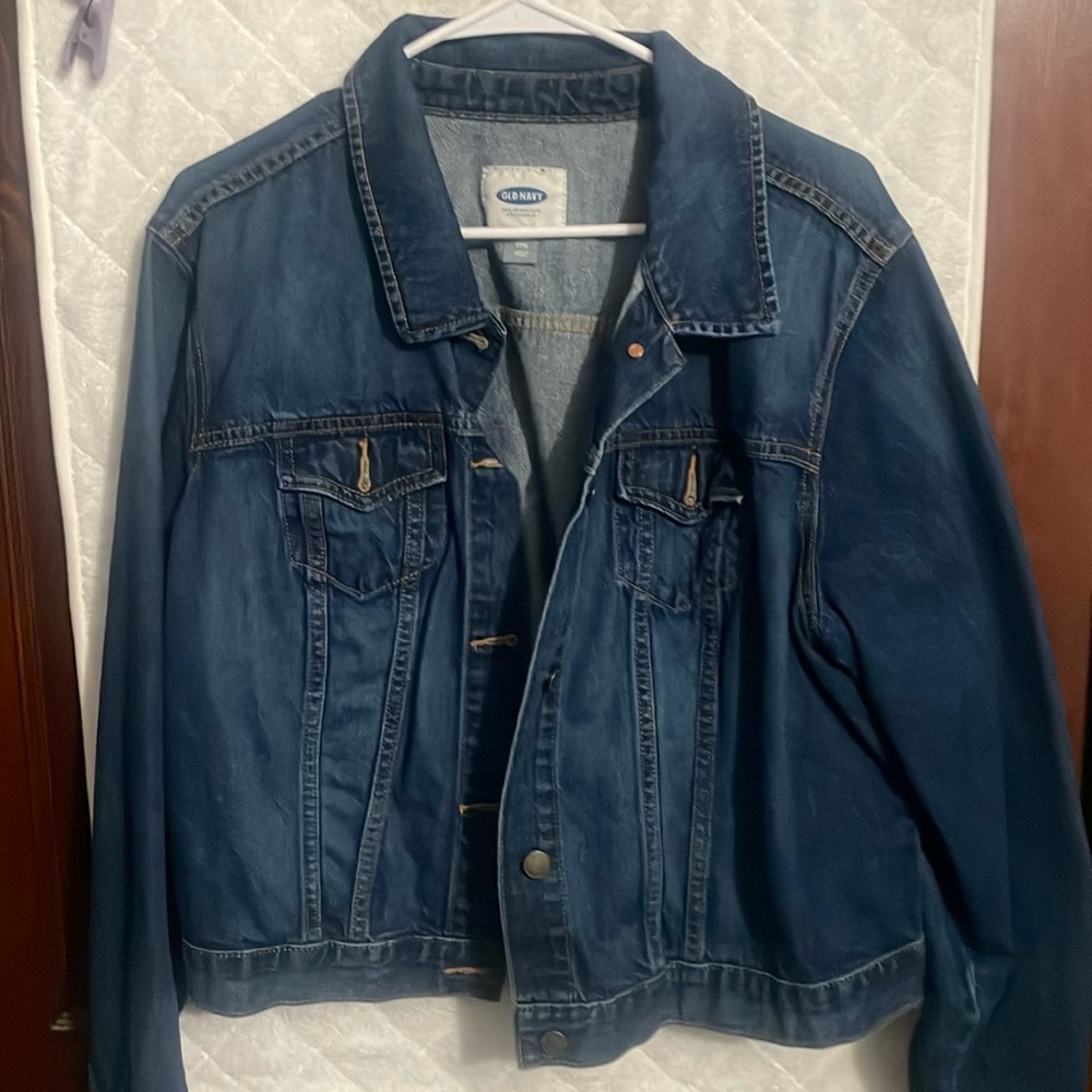 Old Nave Plus Size Cropped Jean Jacket